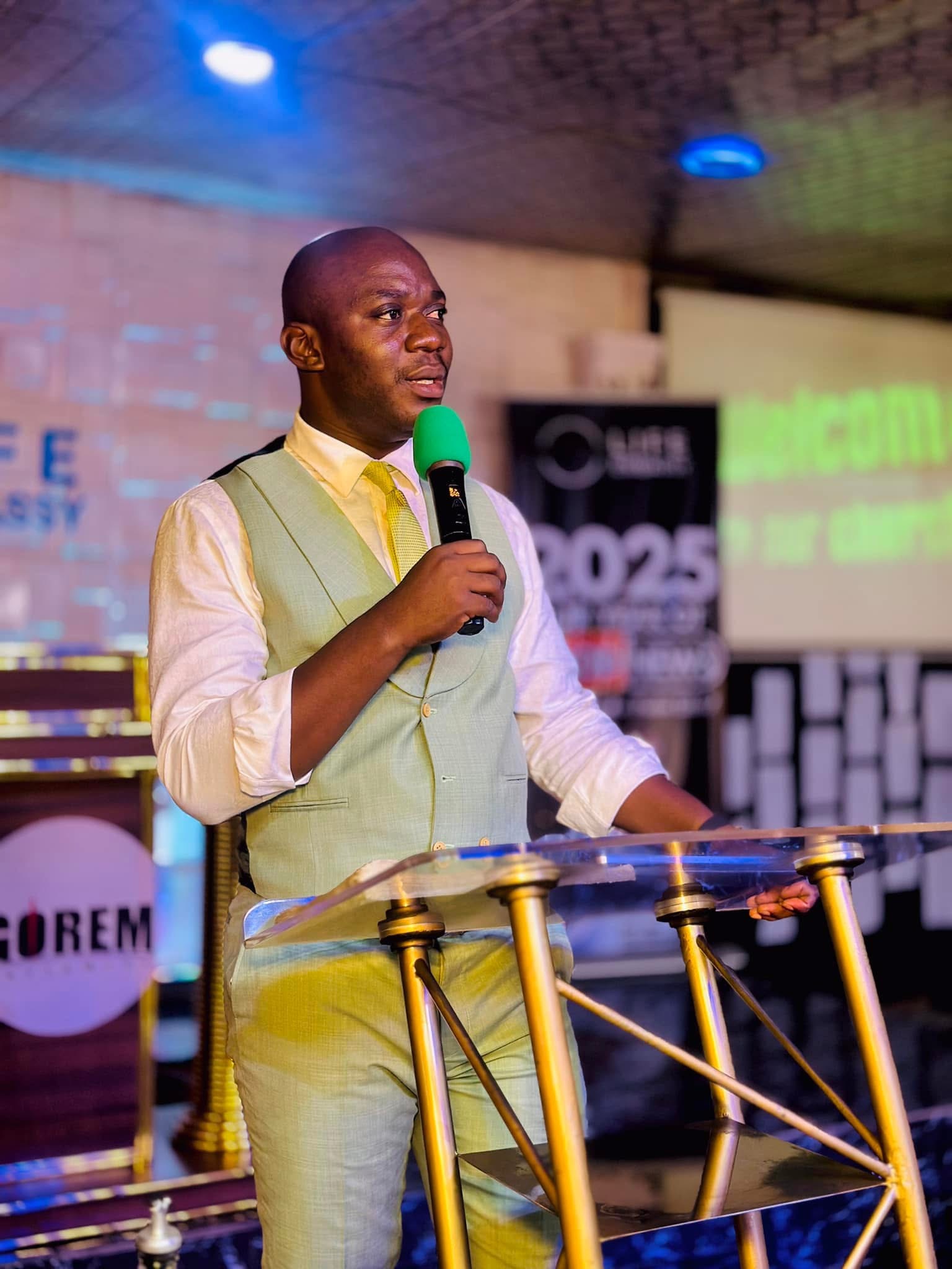 Pastor preaching